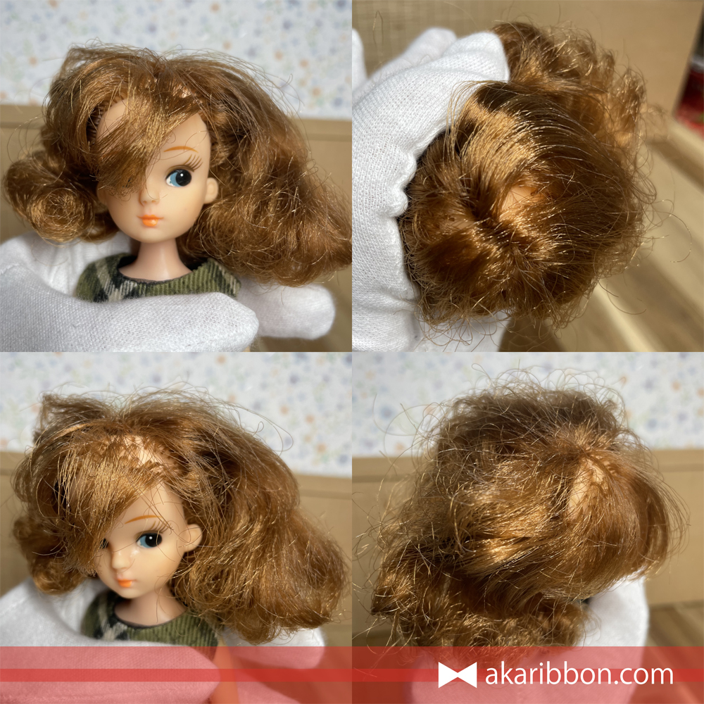 ヘアセット】初代リカちゃん♡前髪編み直し(後編) | akaribbon